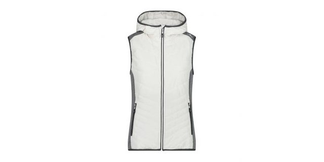 CMP Trekkingjacke WOMAN VEST HYBRID FIX HOOD B.CO GESSO günstig online kaufen