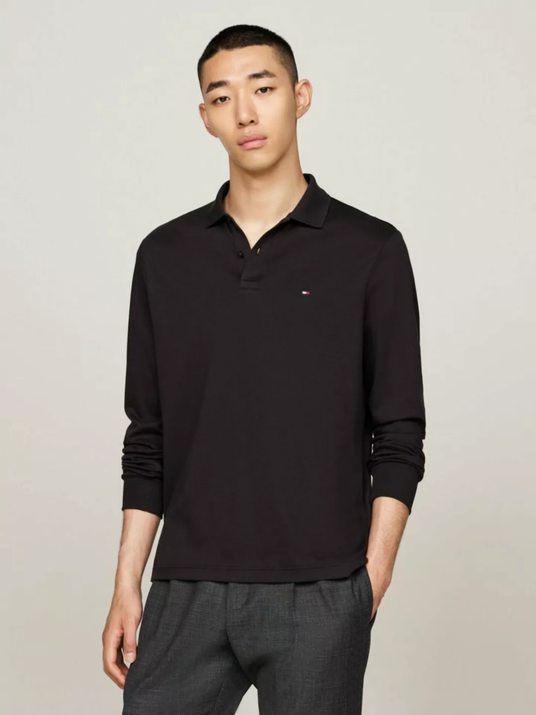 Tommy Hilfiger Langarm-Poloshirt L/S LIQUID COTTON REG POLO günstig online kaufen