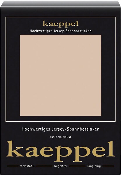 Kaeppel Spannbettlaken »Single Jersey Mako Elasthan«, aus 97% Baumwolle und günstig online kaufen