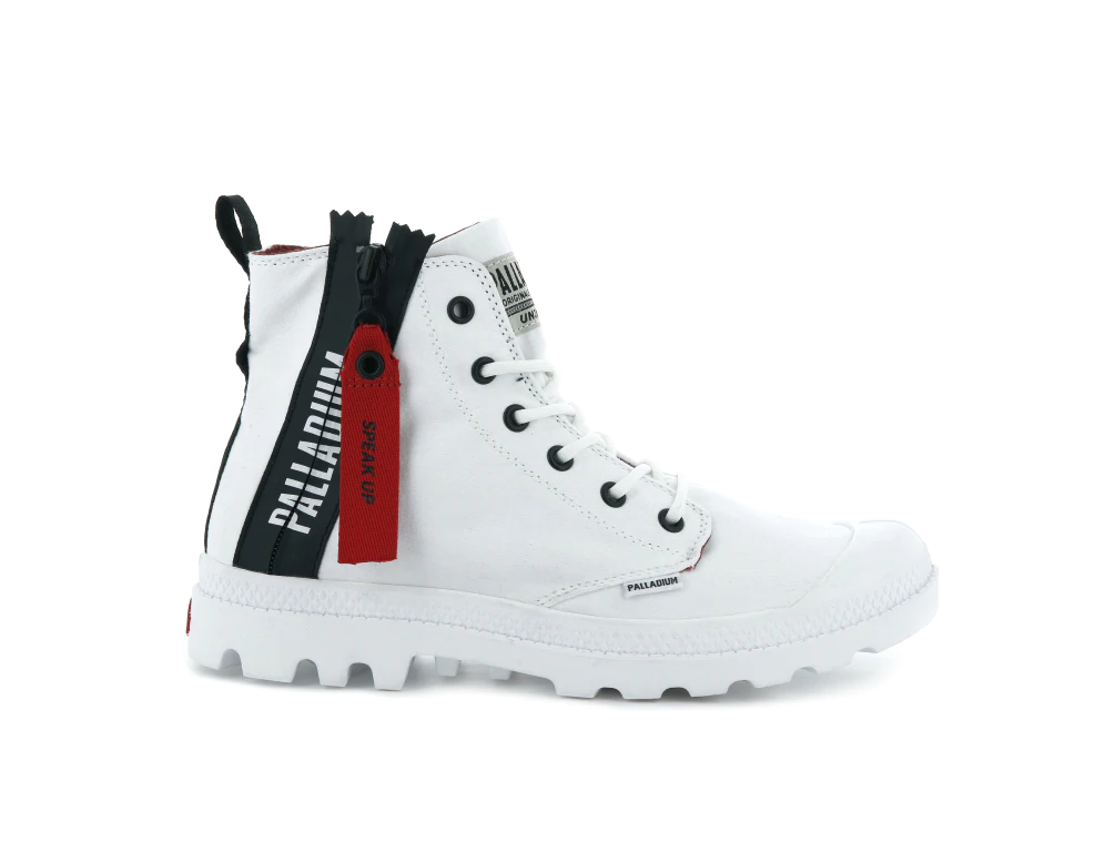 Palladium Boots Unisex PAMPA UNZIPPED WHITE günstig online kaufen