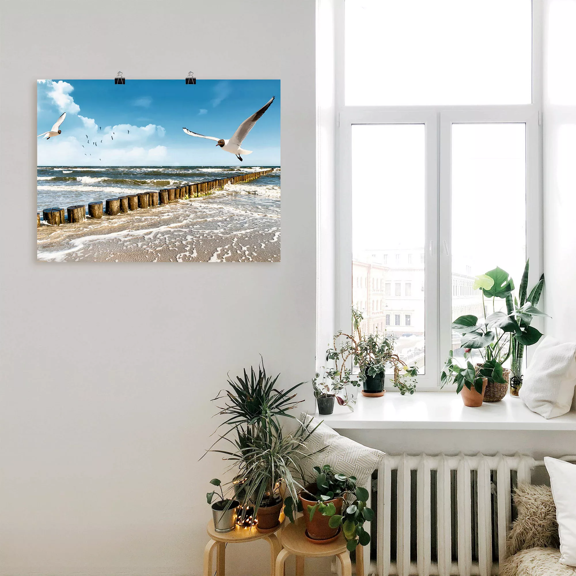 Artland Wandbild "Ostsee", Gewässer, (1 St.), als Leinwandbild, Poster, Wan günstig online kaufen