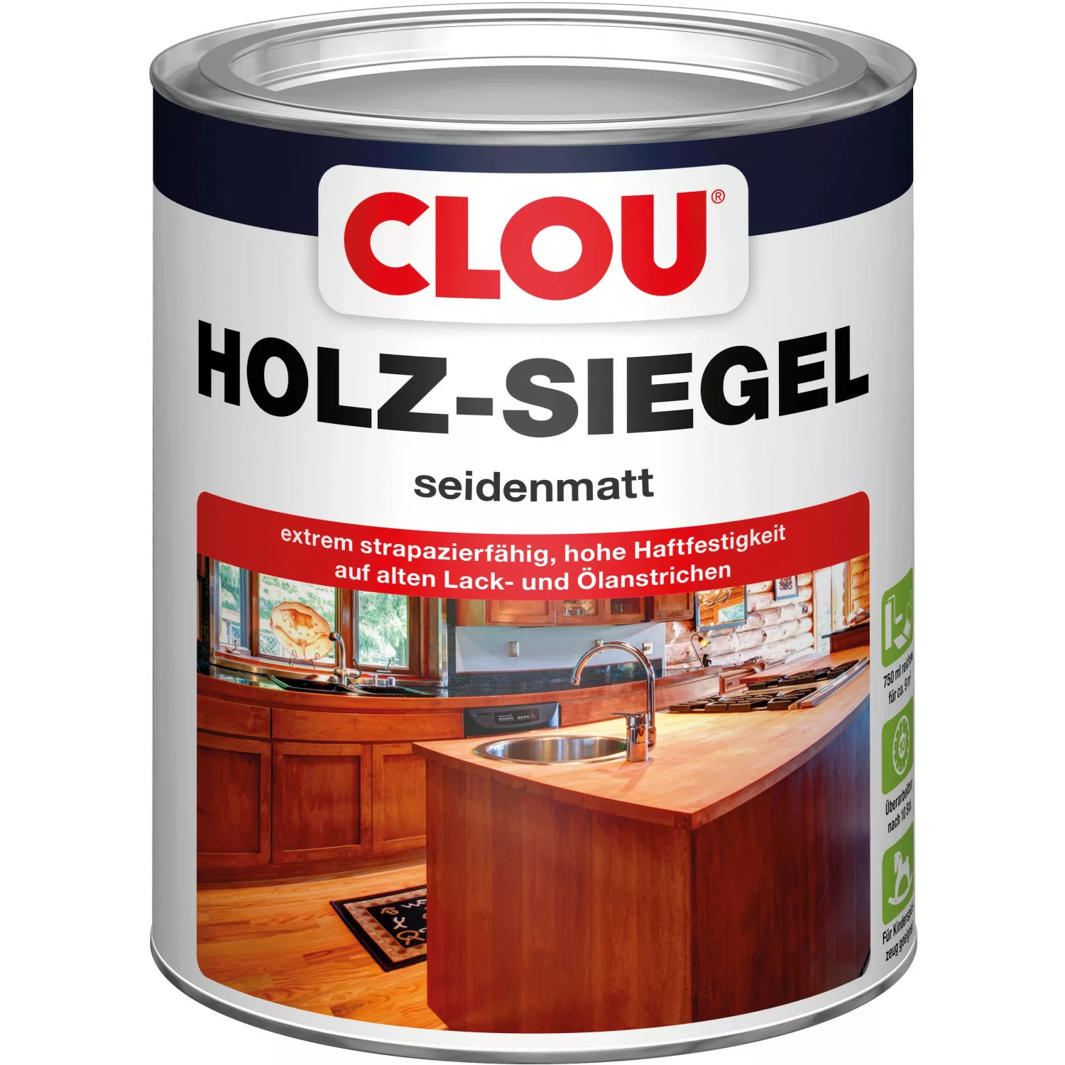 Clou Holz-Siegel EL Transparent seidenmatt 750 ml günstig online kaufen