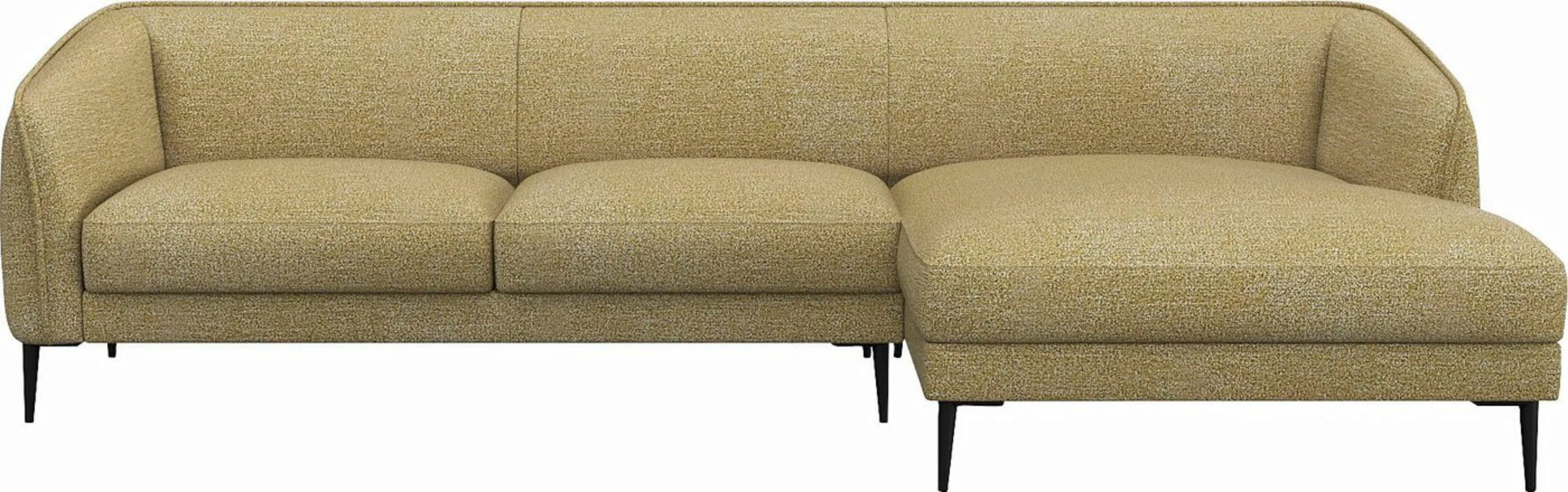 FLEXLUX Ecksofa "Belle Designsofa, L-Form, B/T 288/149 cm", Skandinavisches günstig online kaufen