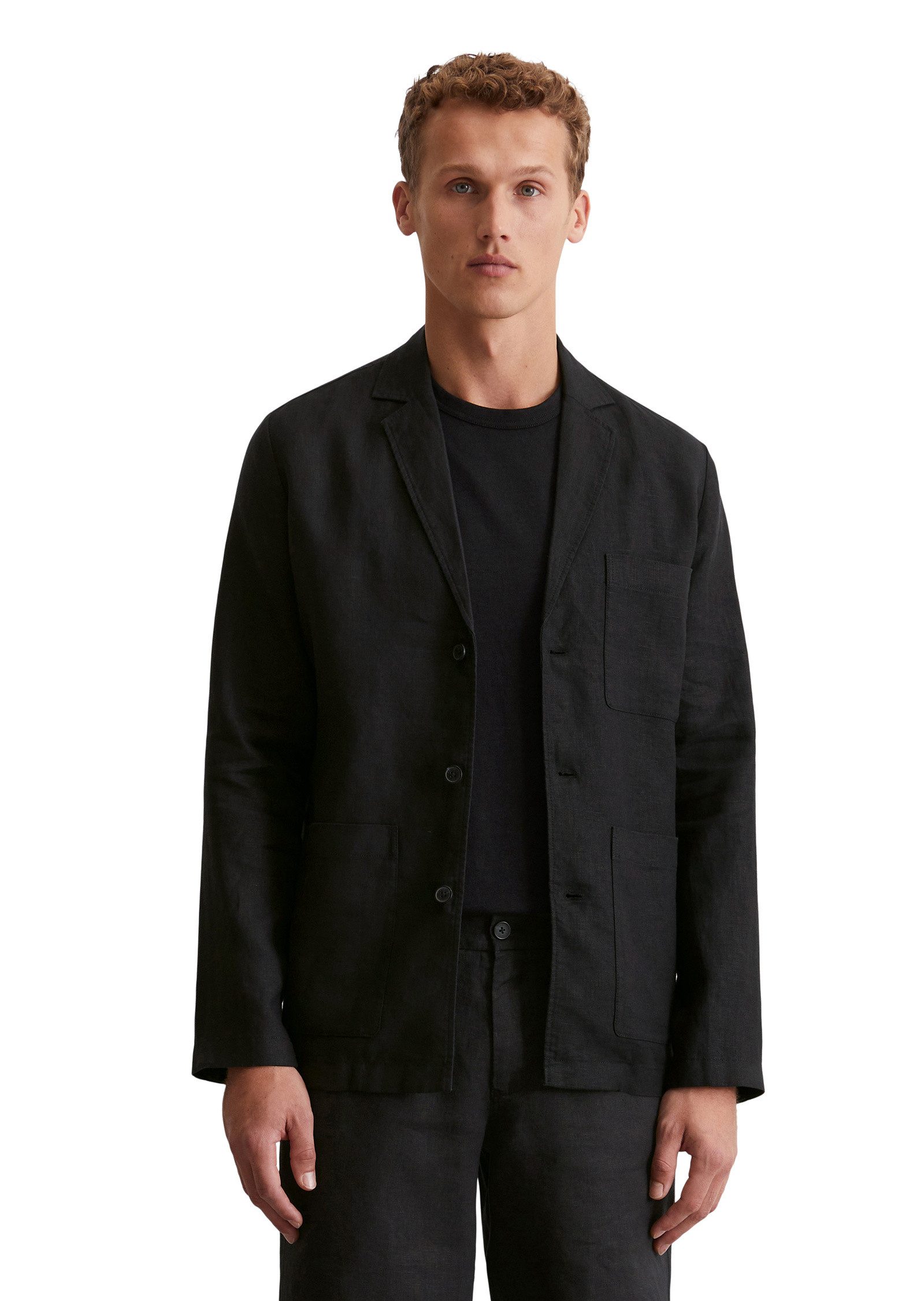 Marc OPolo Kurzjacke "aus reinem Leinen" günstig online kaufen