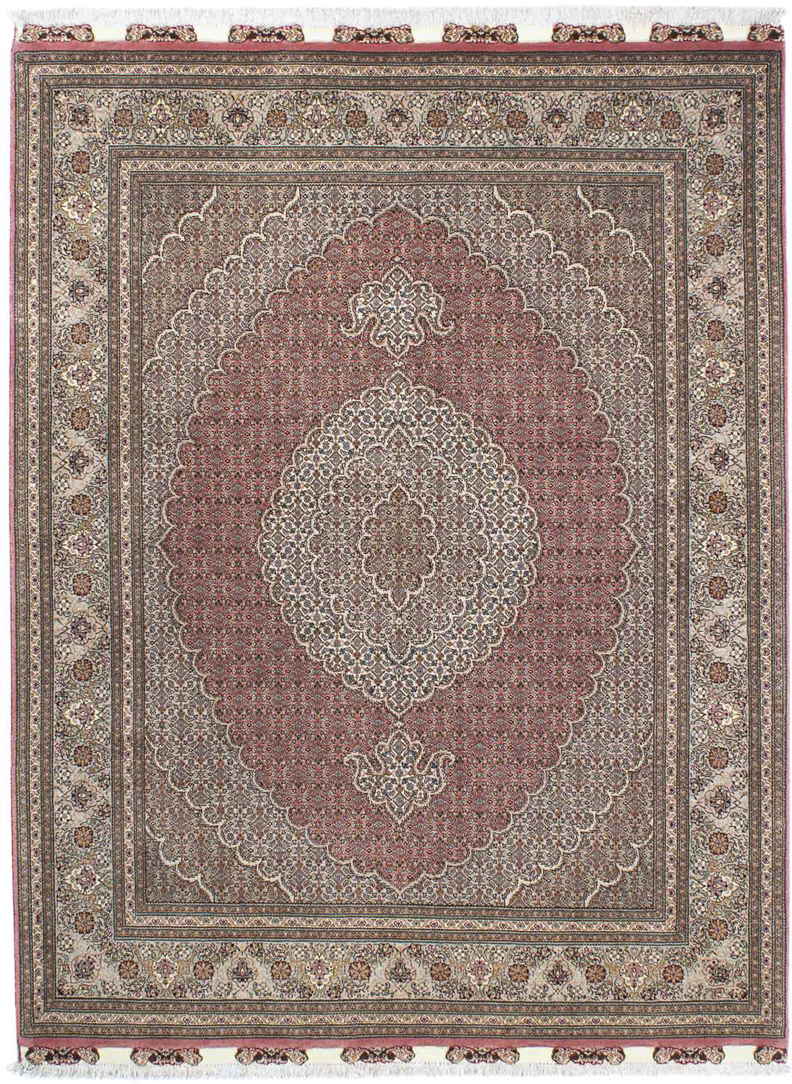 morgenland Orientteppich »Perser - Täbriz - 210 x 152 cm - hellrot«, rechte günstig online kaufen