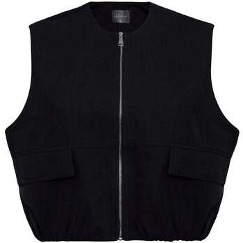 Antioch  Strickjacken Marsela Sleeveless Zipper Cotton Nylon Vest günstig online kaufen