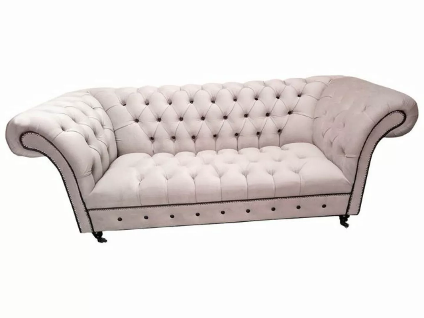 Xlmoebel Sofa Chesterfield Sofa 3-Sitzer Polster Textil Modern Neu, Hergest günstig online kaufen