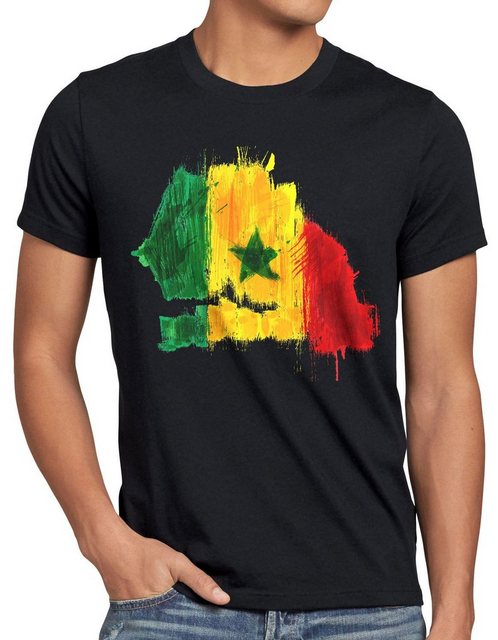 style3 T-Shirt Flagge Senegal Fußball Sport Afrika WM EM Fahne günstig online kaufen