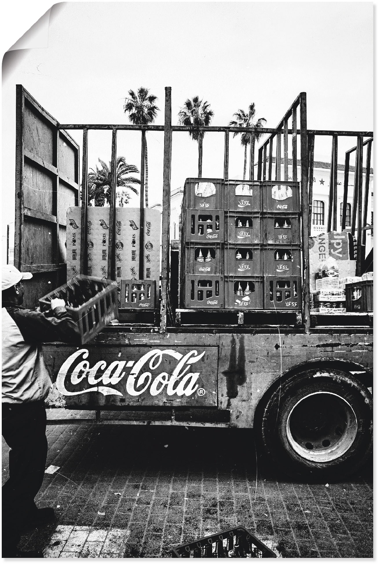 Artland Wandbild »CocaCola-LKW in El Jadida - Marokko«, Auto, (1 St.), als günstig online kaufen