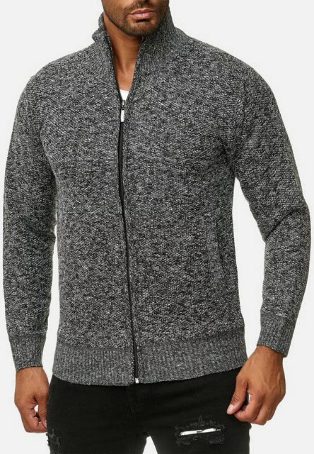 Max Men Cardigan Cardigan mit Stehkragen Strickjacke mit Design REECE günstig online kaufen