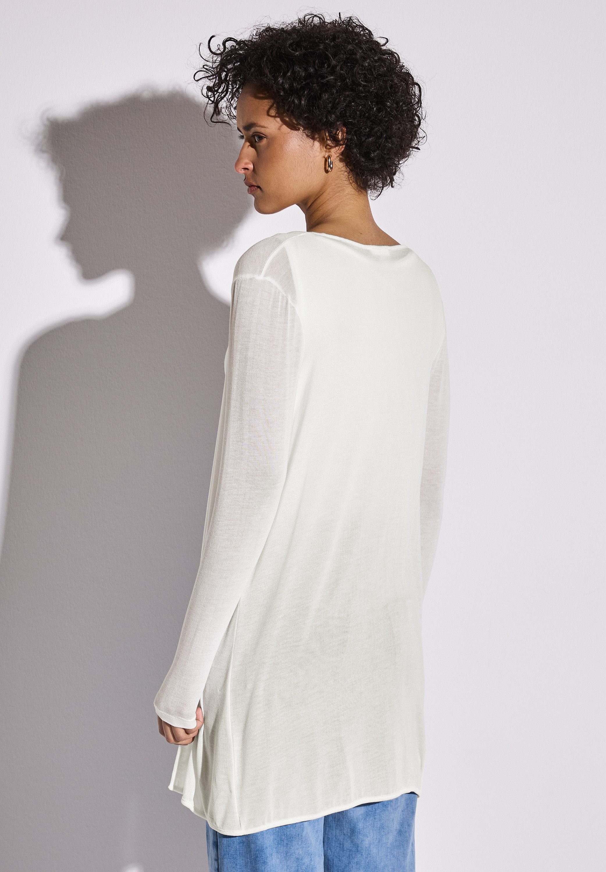 STREET ONE Cardigan, aus softem Materialmix günstig online kaufen