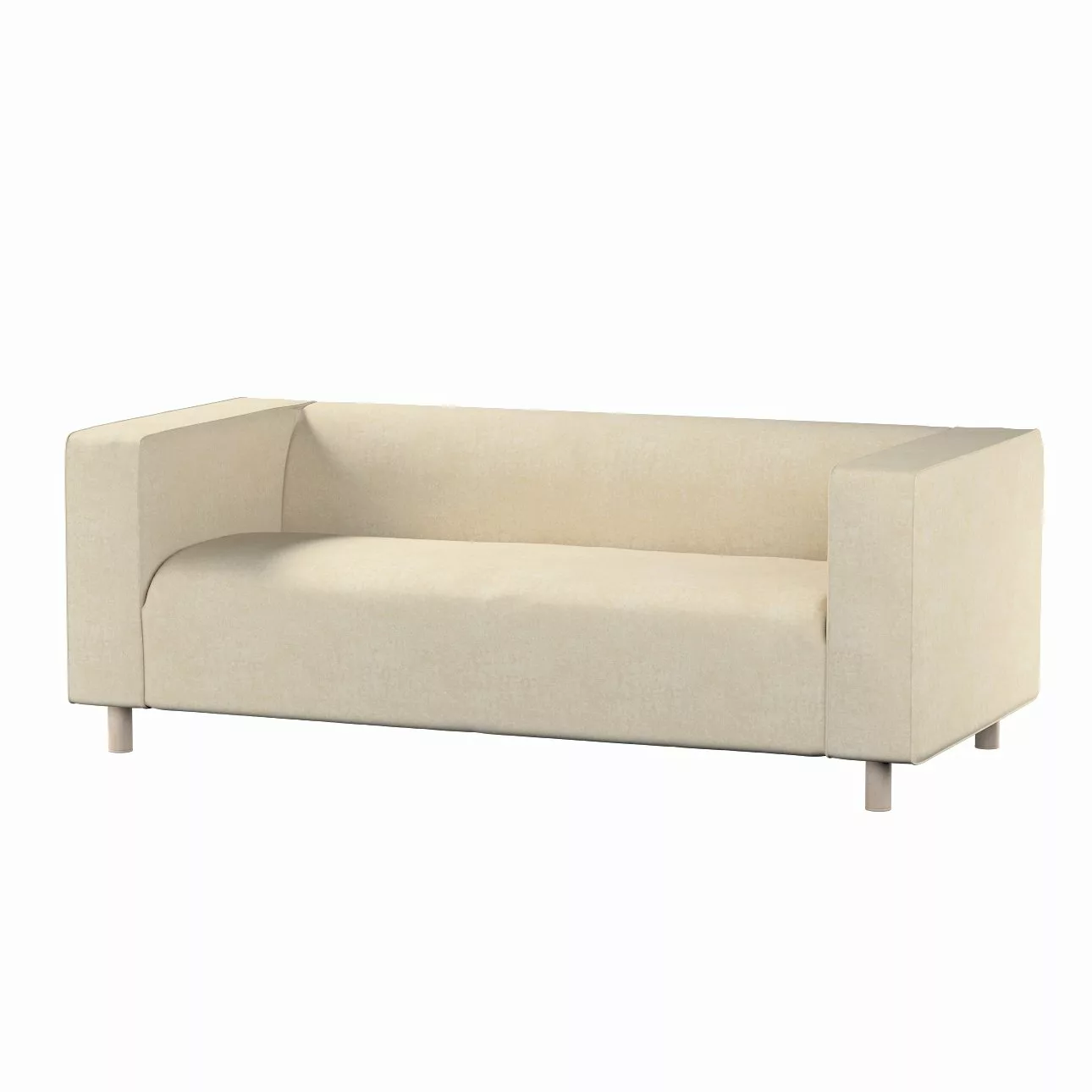 Bezug für Klippan 2-Sitzer Sofa, grau-beige, Sofahusse, Klippan 2-Sitzer, C günstig online kaufen