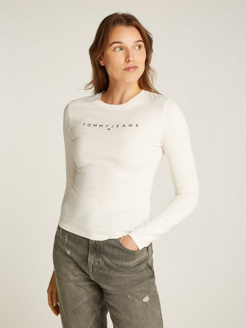 Tommy Jeans Curve Langarmshirt TJW SLIM LINEAR TEE LS EXT Große Größen günstig online kaufen