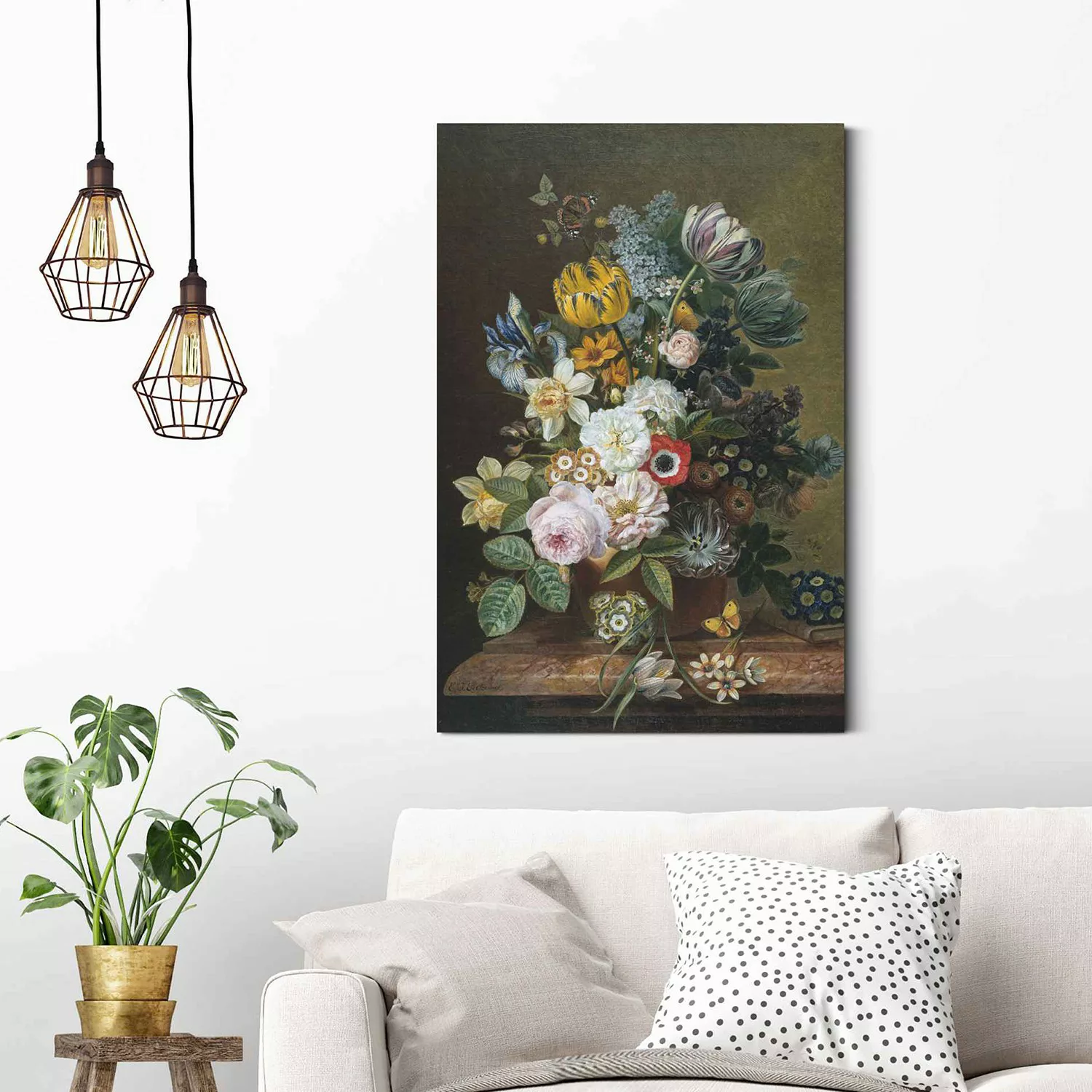 Reinders! Wandbild »Wandbild Stillleben mit Blumen Alte Meister - Blumen - günstig online kaufen