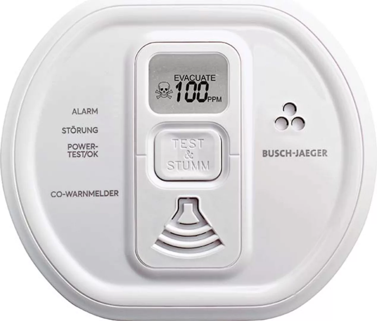 Busch-Jaeger CO-Alarm Melder Professional stud/ws 6839/01-84 günstig online kaufen