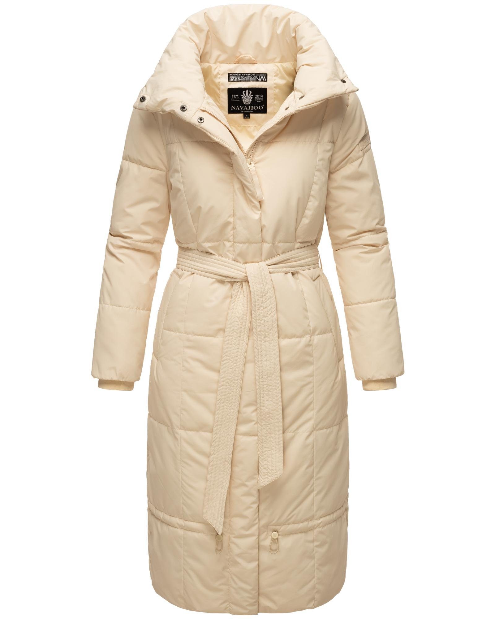 Navahoo Steppmantel "Mirenaa", Stylischer Damen Wintermantel mit Gürtel günstig online kaufen