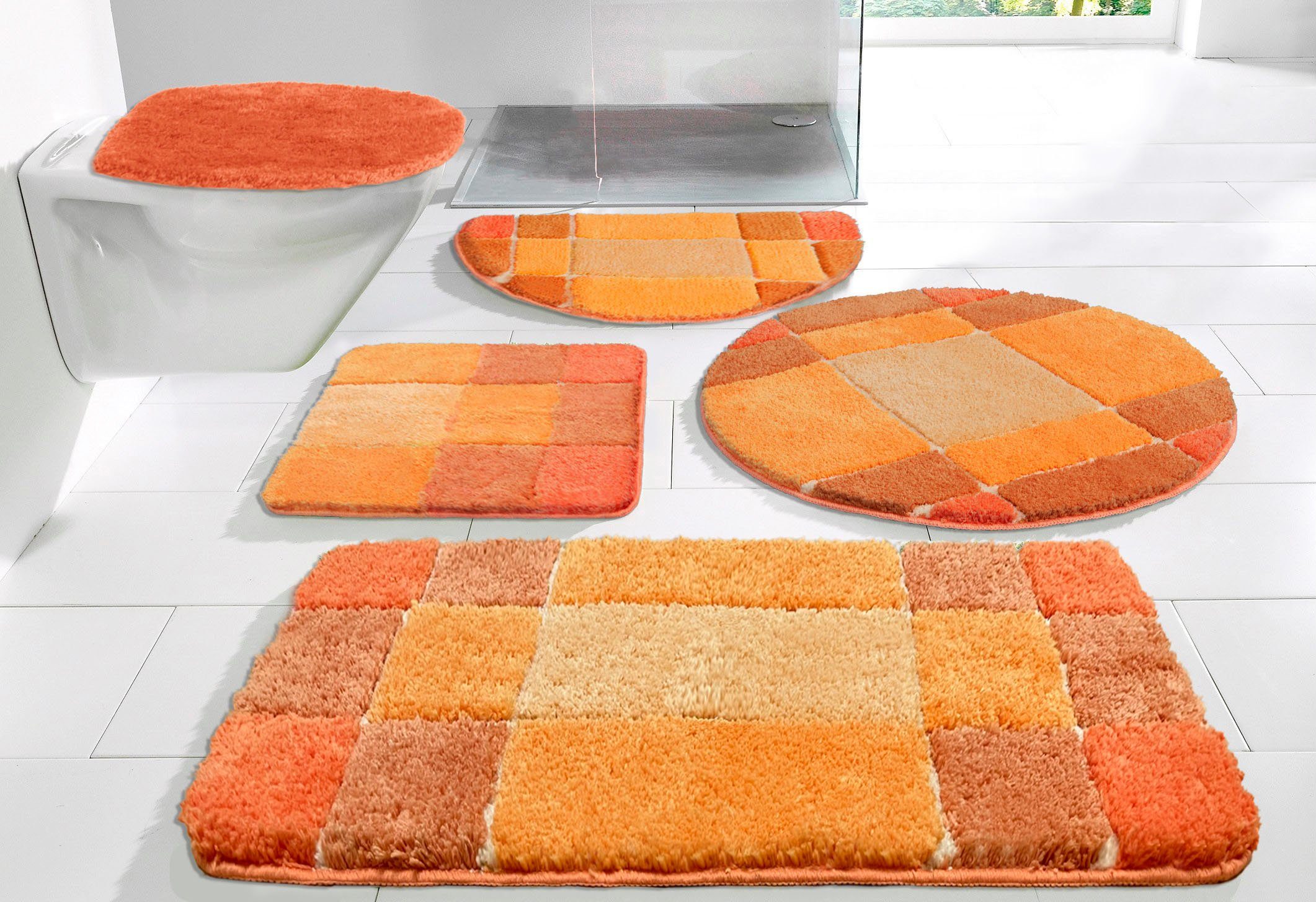 my home Badematte Pia, Badvorleger, Badezimmer günstig online kaufen