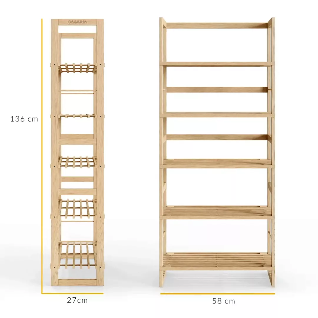 Standregal Öland 2er-Set 136x58x27cm günstig online kaufen