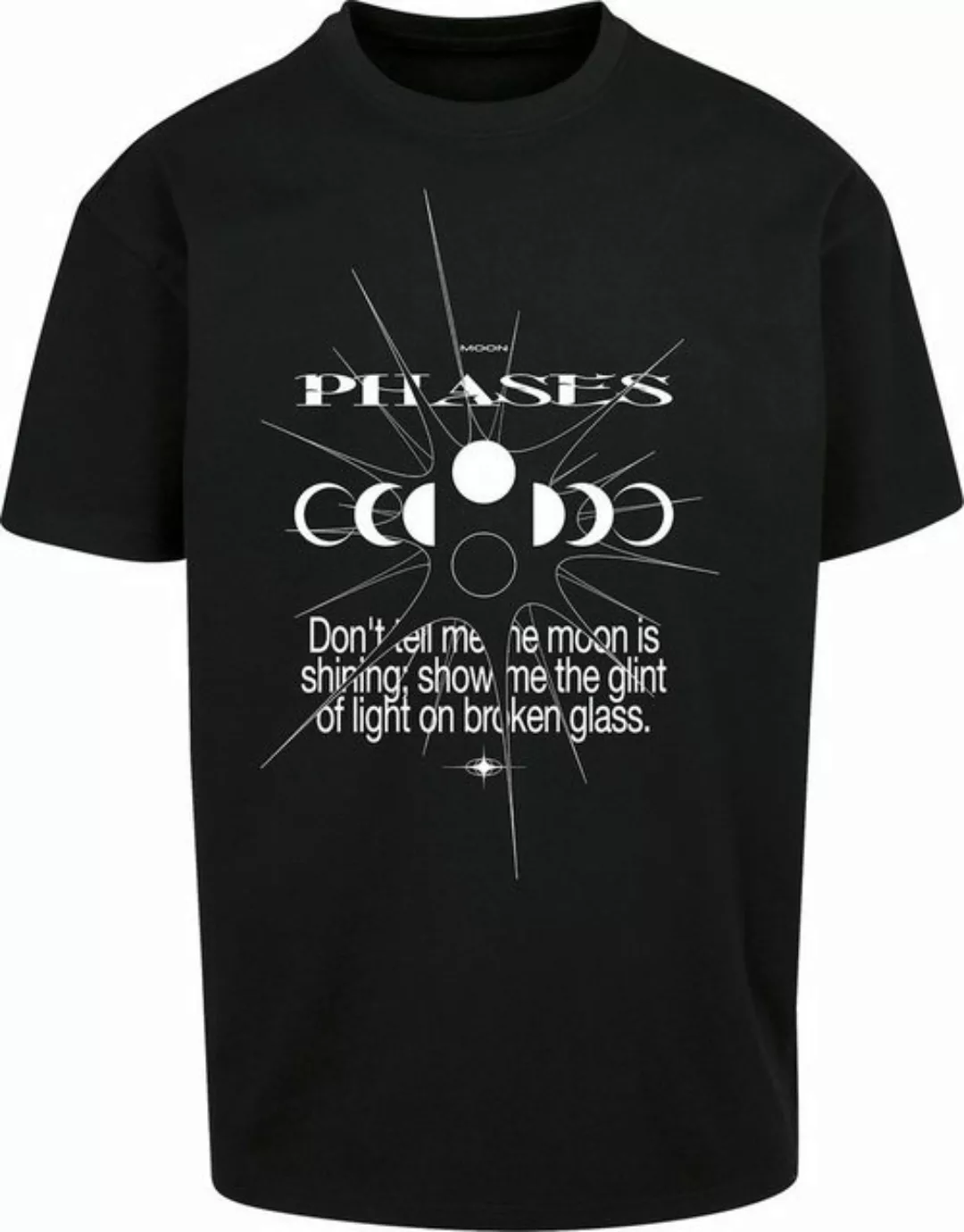 MisterTee Kurzarmshirt "MisterTee Unisex Moon Phases Tee" günstig online kaufen