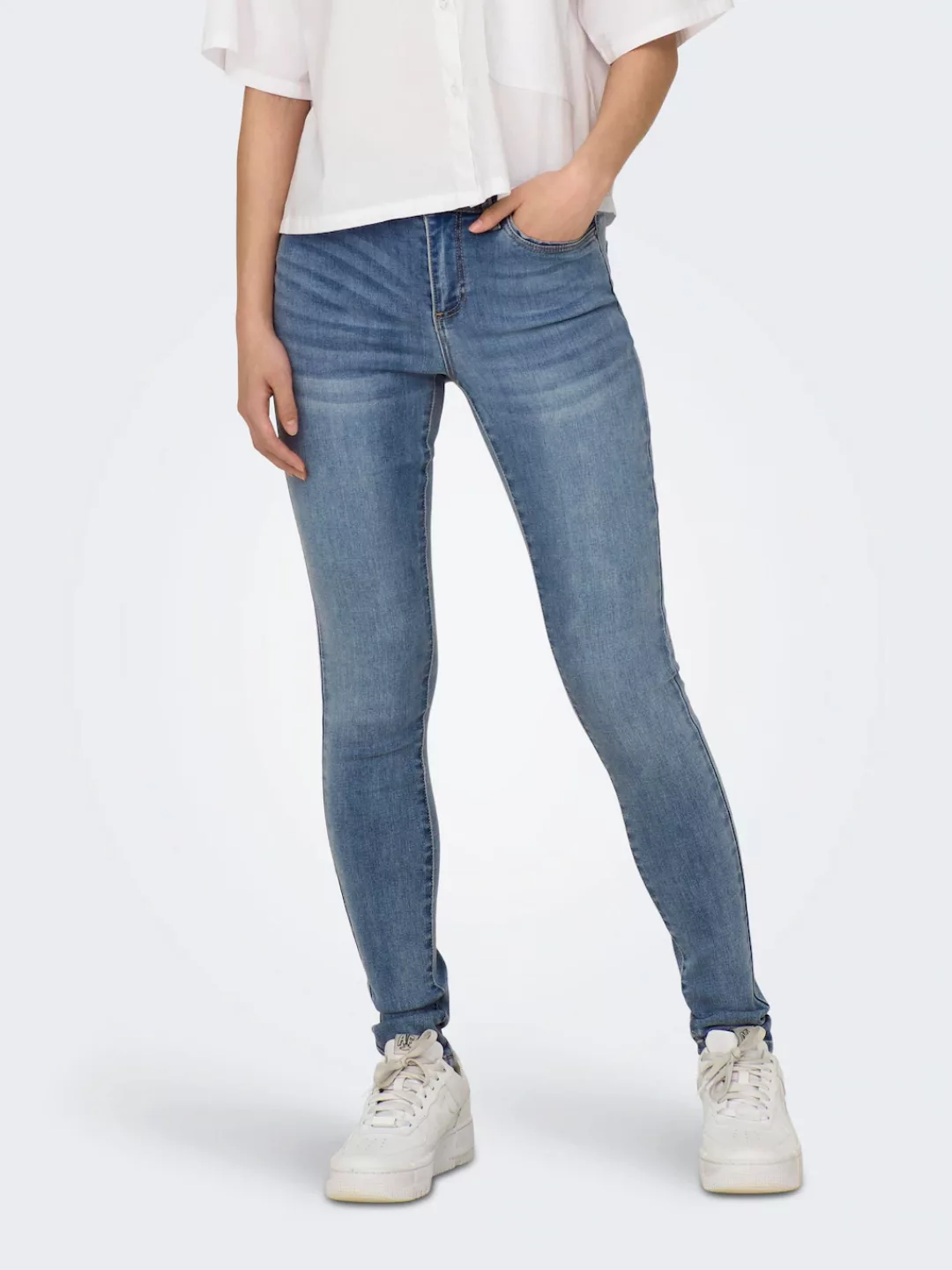 ONLY Skinny-fit-Jeans ONLWAUW MID SKINNY DNM GUABOX günstig online kaufen