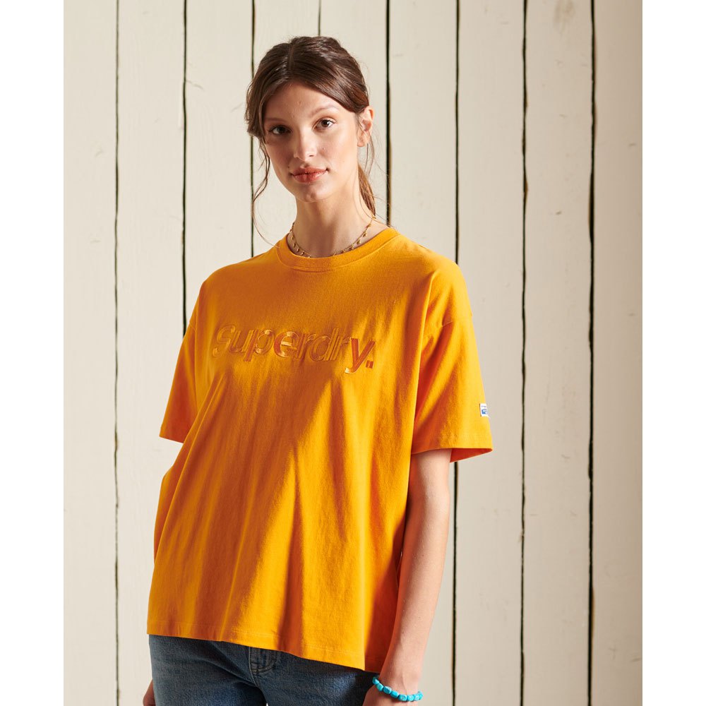 Superdry Core Logo Source Kurzarm T-shirt M Track Gold günstig online kaufen