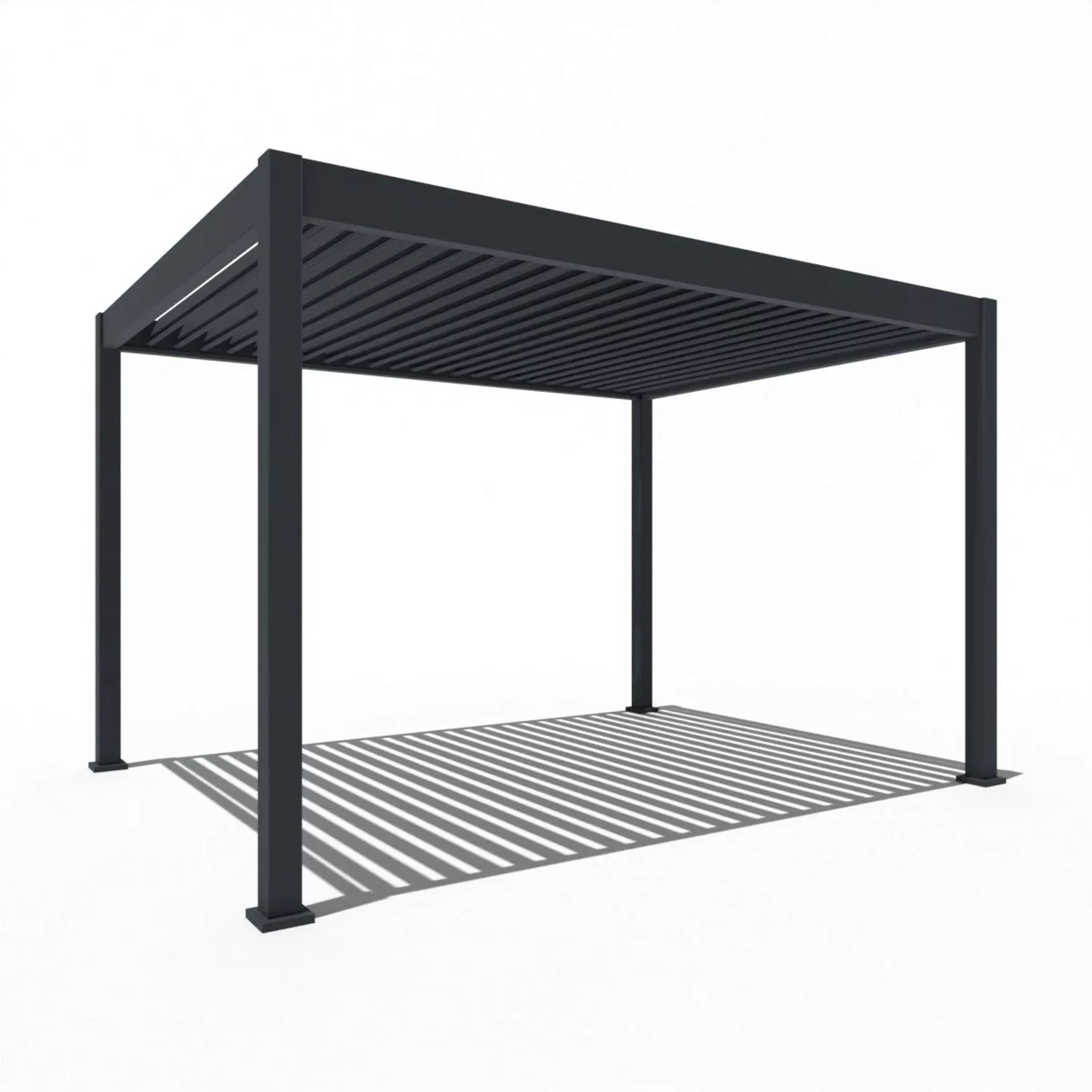 Weide Elektrische Deluxe Aluminium Pergola 3 x 4 M mit LED günstig online kaufen