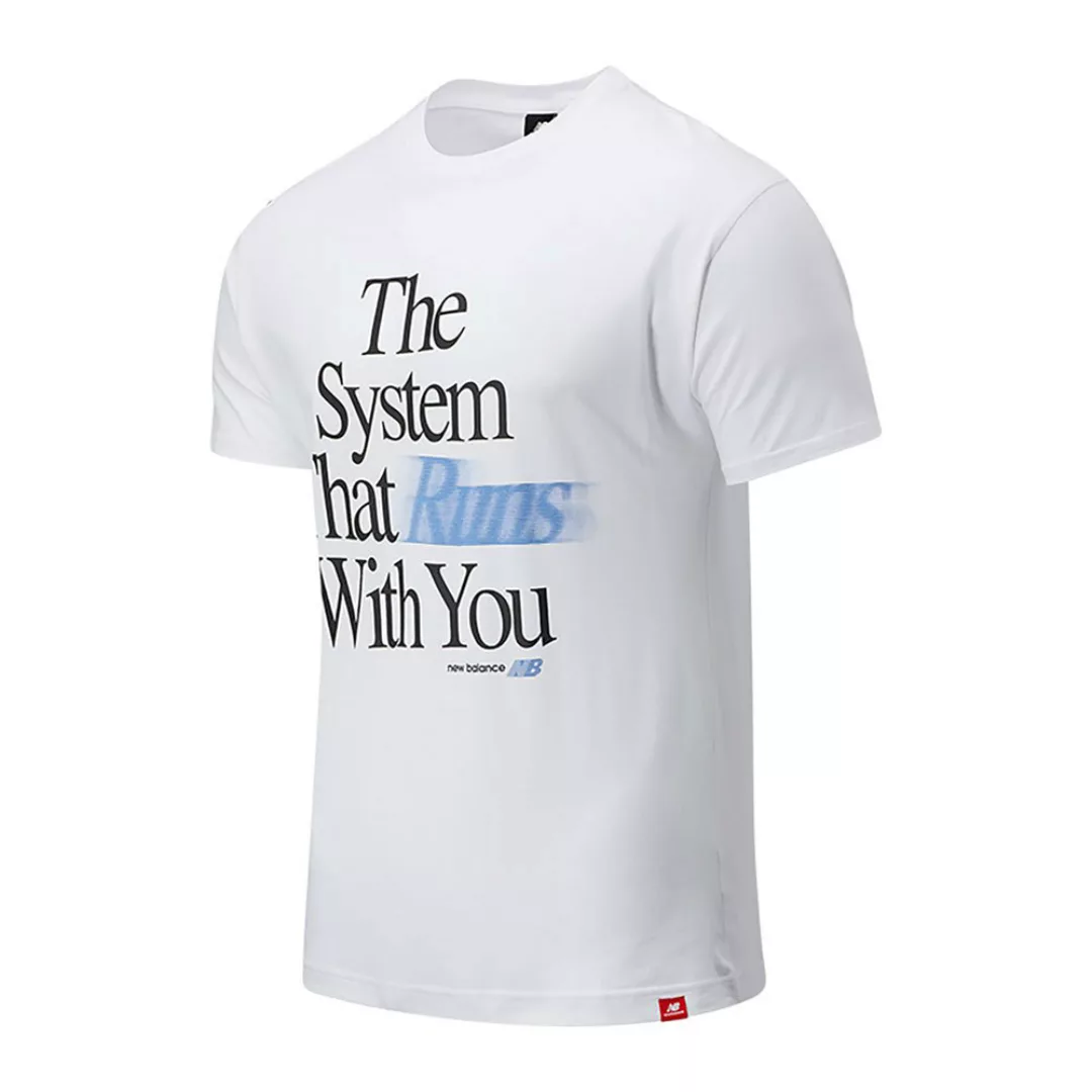 New Balance Essentials System Kurzarm T-shirt L White günstig online kaufen