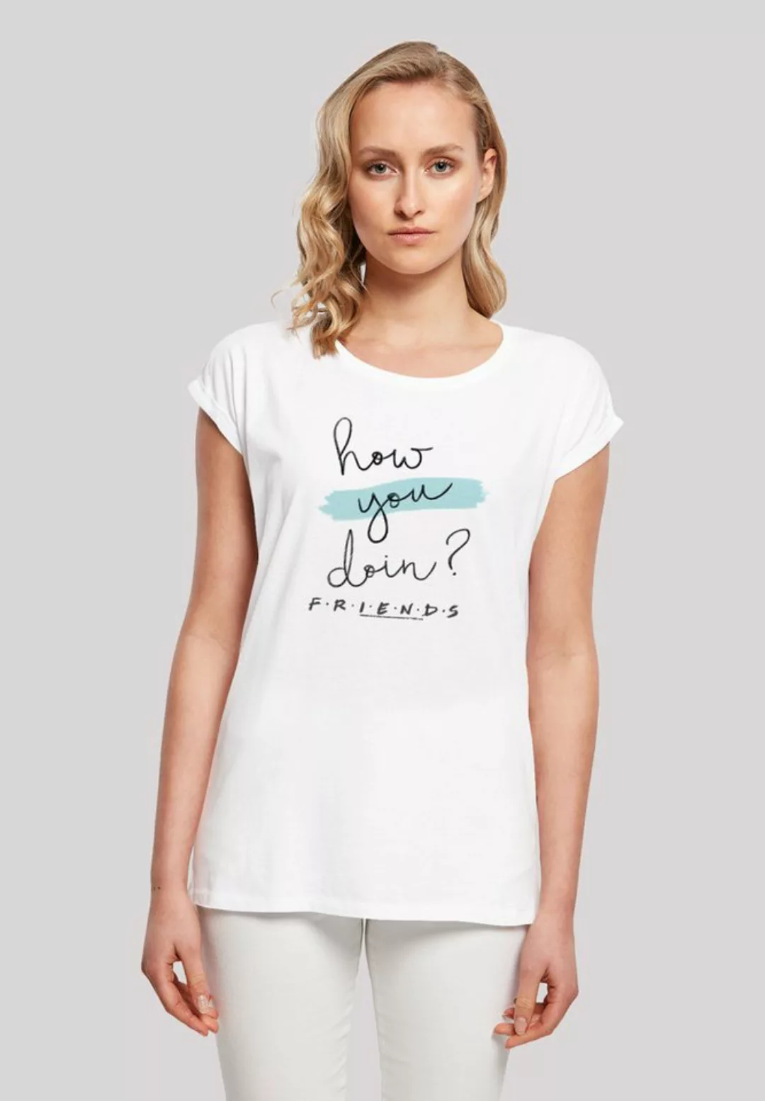 F4NT4STIC T-Shirt FRIENDS How You Doin? Handwriting Print günstig online kaufen