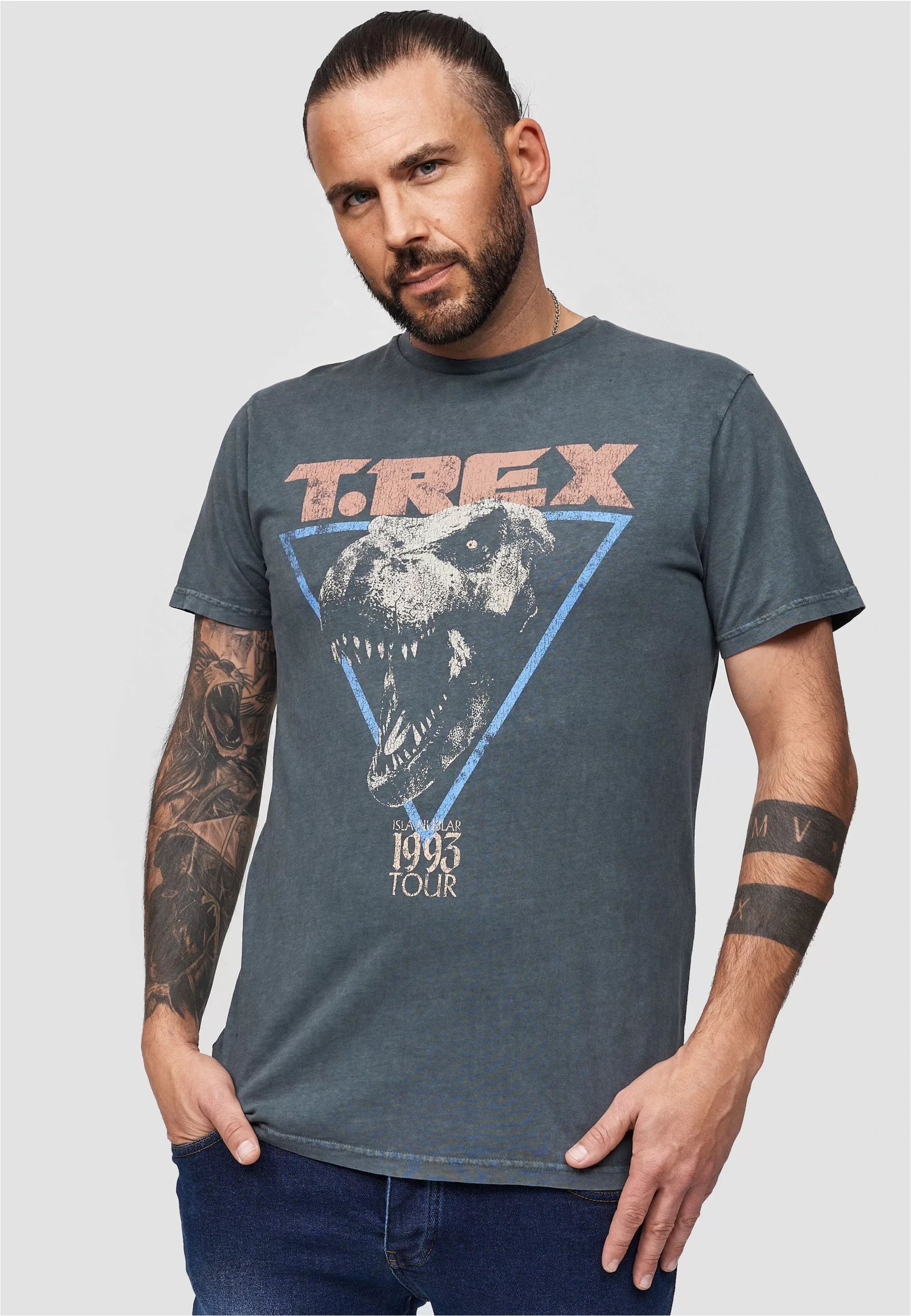 Recovered T-Shirt "Jurassic Park T-Rex 1993", im zeitlosen Design günstig online kaufen