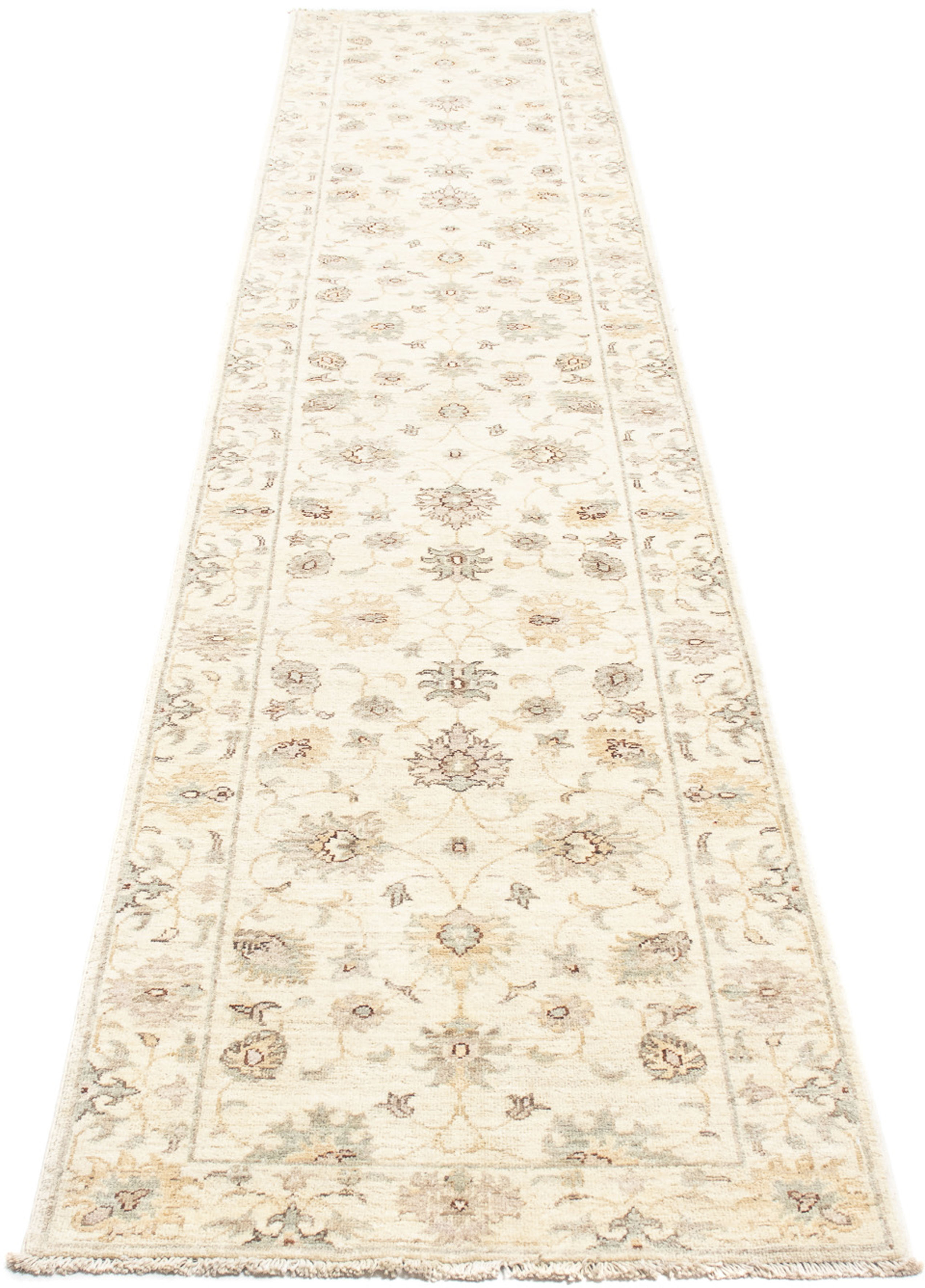 morgenland Orientteppich »Ziegler - 392 x 74 cm - beige«, rechteckig, Wohnz günstig online kaufen