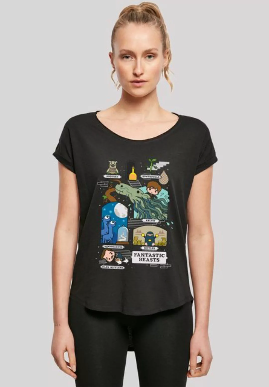 F4NT4STIC T-Shirt Phantastische Tierwesen Chibi Newt Print günstig online kaufen