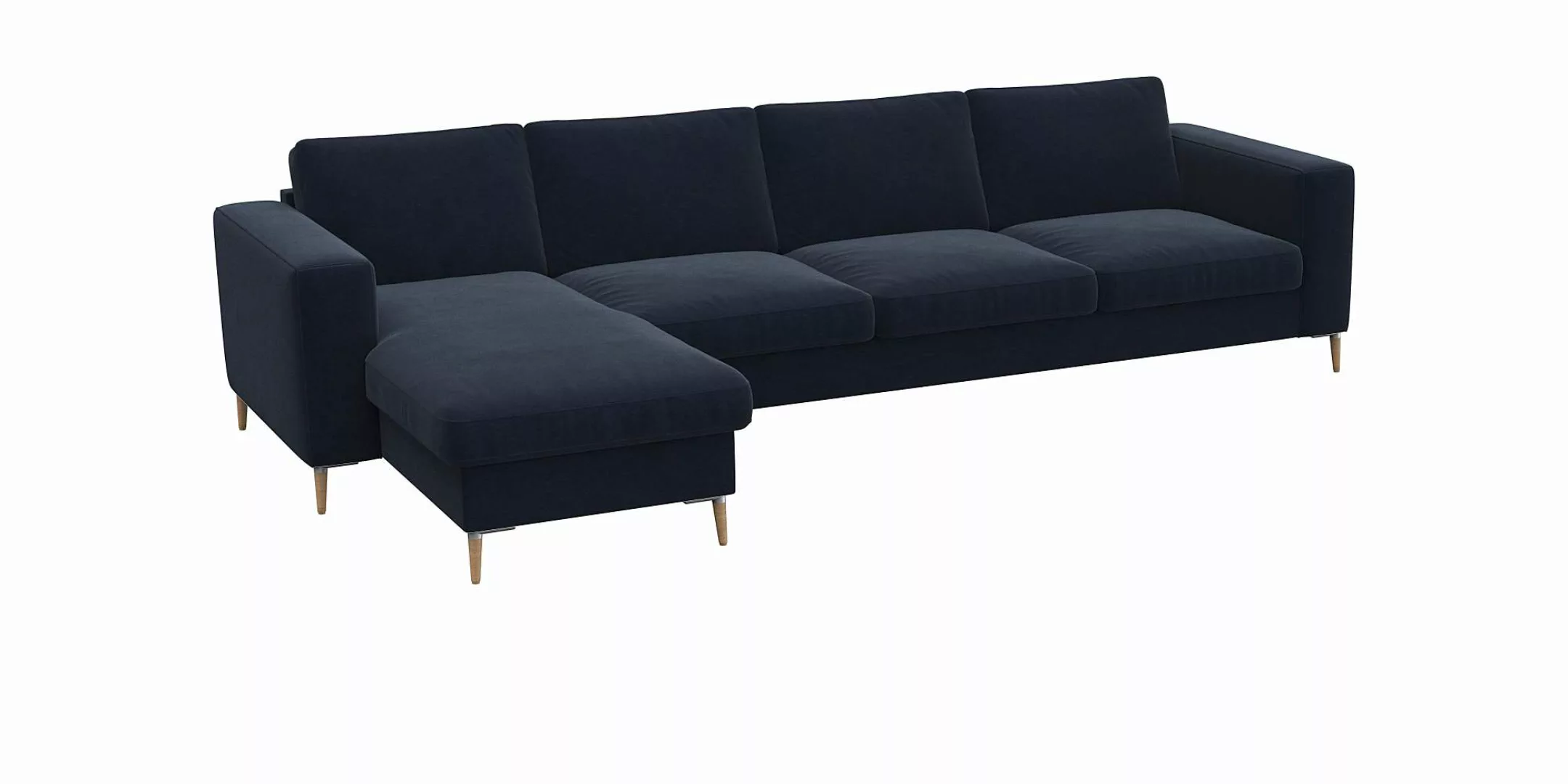 FLEXLUX Ecksofa »Fiore, super Sitzkomfort durch Kaltschaum im Sitz, L-Form« günstig online kaufen