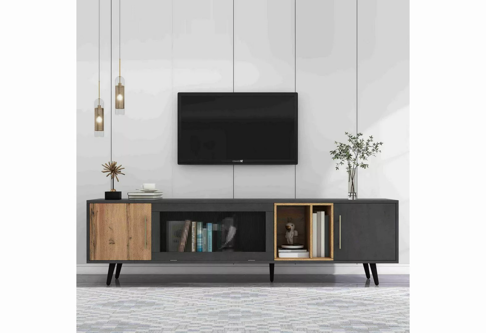 BlingBin TV-Schrank (200x40x55.5cm, für einen 90-Zoll-Fernseher geeignet) p günstig online kaufen