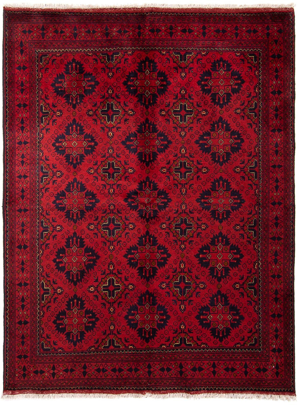 morgenland Orientteppich »Afghan - Kunduz - 200 x 156 cm - dunkelrot«, rech günstig online kaufen