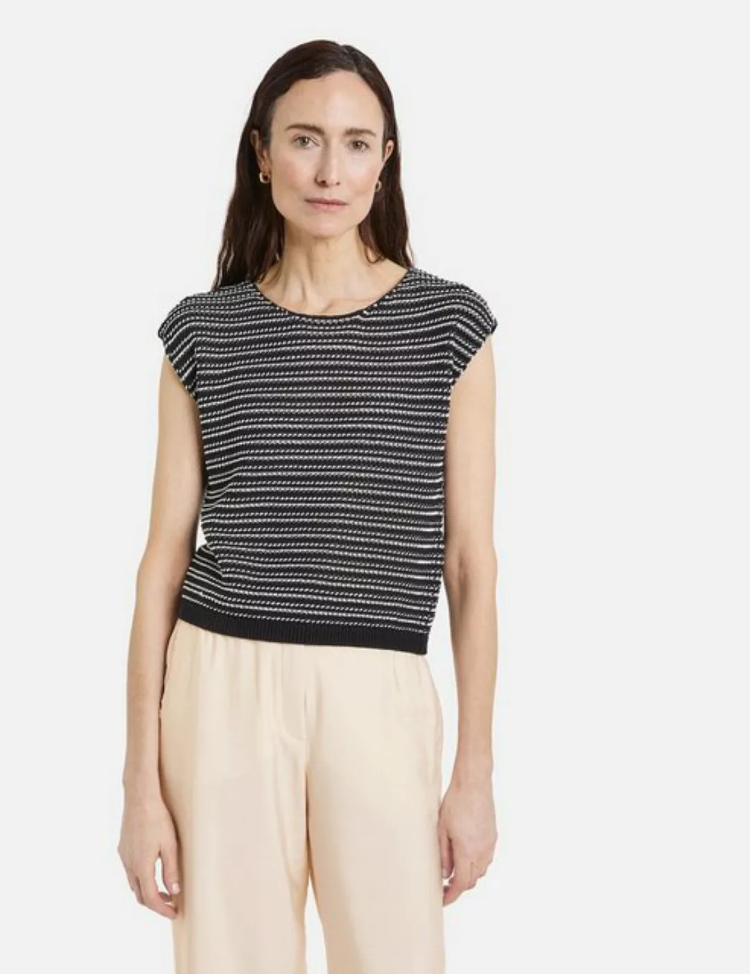 GERRY WEBER Pullunder 1/2 Arm Pullover aus Sommerstrick günstig online kaufen