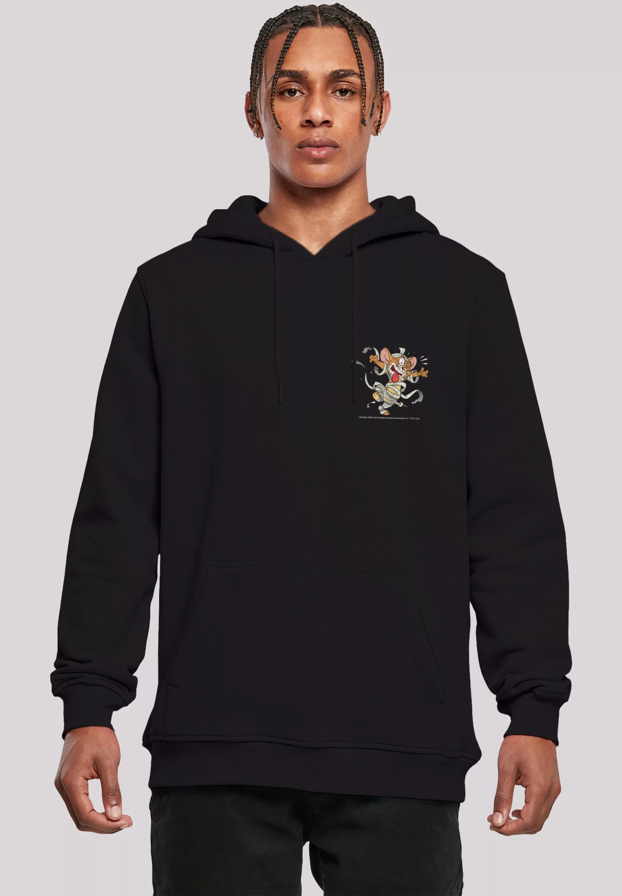 F4NT4STIC Kapuzenpullover "Tom and Jerry TV Serie Faux Pocket Mummy Jerry", günstig online kaufen