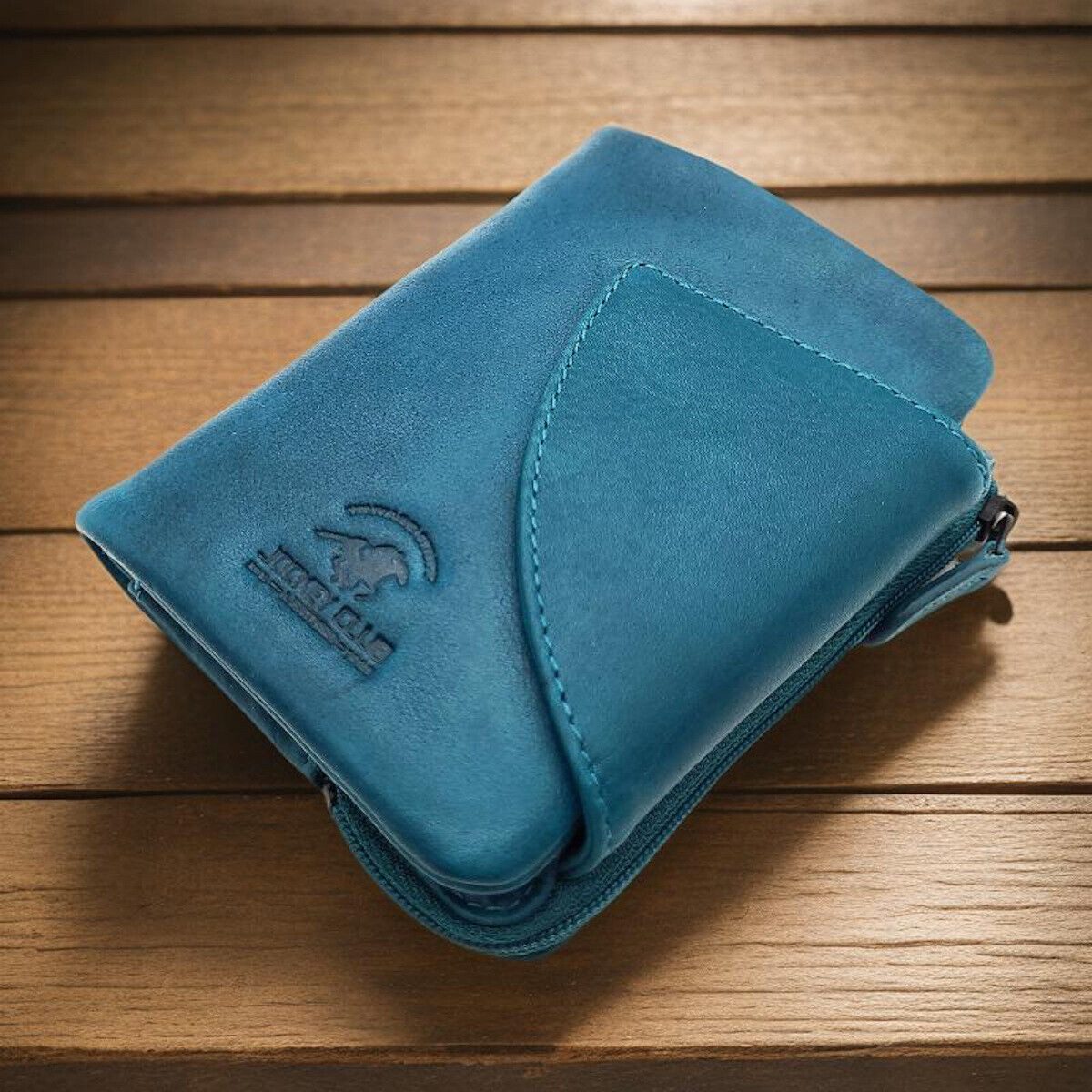 JOCKEY CLUB Geldbörse kompaktes echt Leder günstig online kaufen