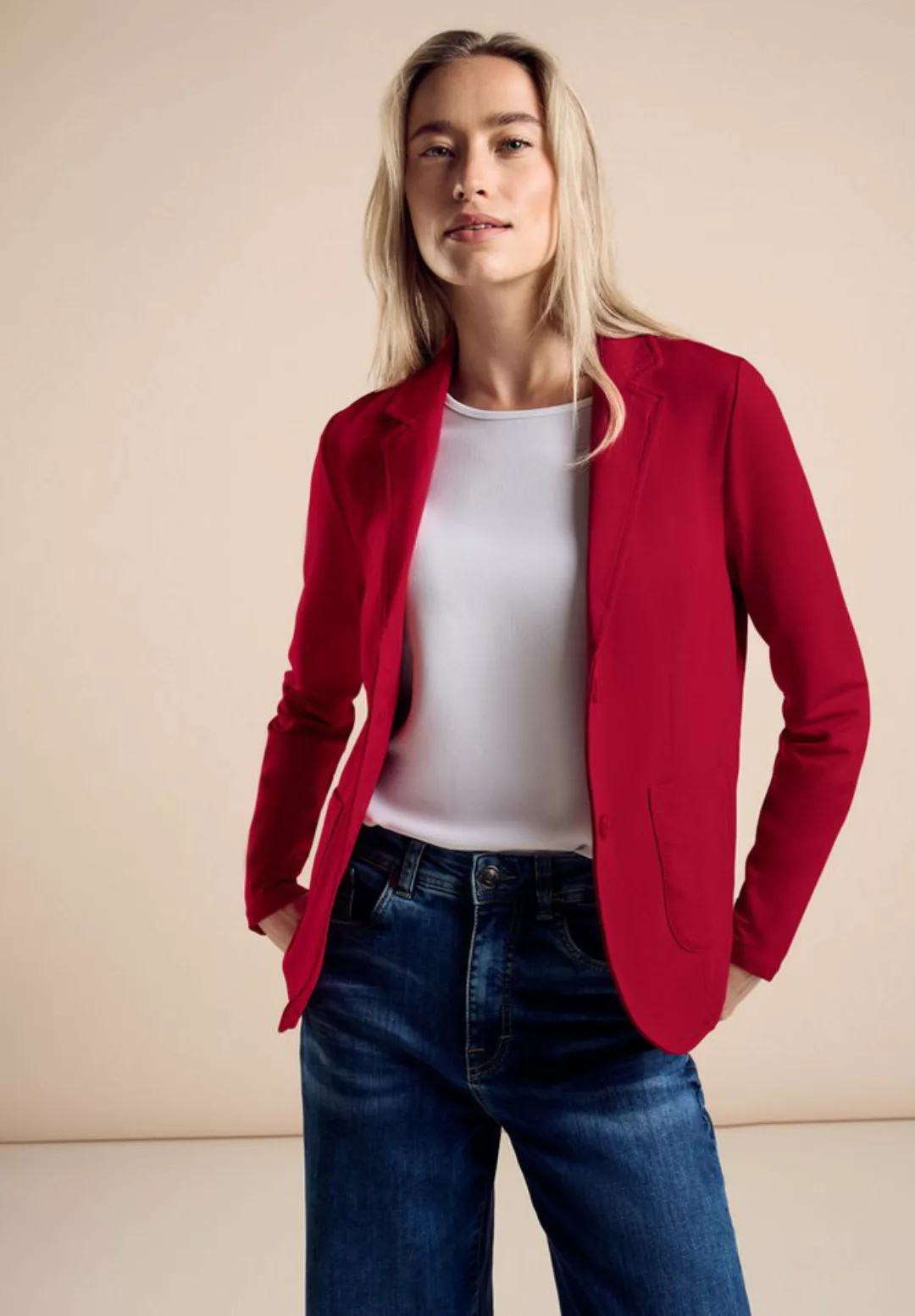 STREET ONE Longblazer - Blazer - leichte Jacke - Basic Blazer günstig online kaufen