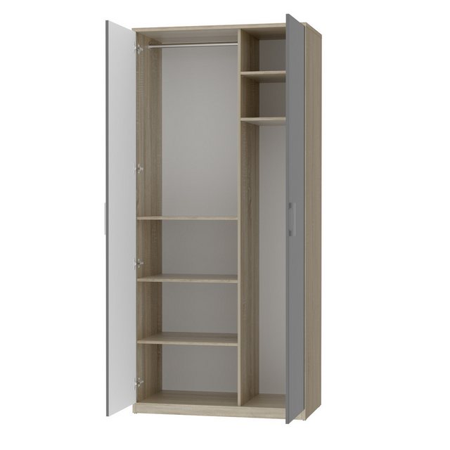 SMARTBett Schrankbett Schrankbett Set inkl.160x200 V+Schrank Eiche Sonoma/A günstig online kaufen