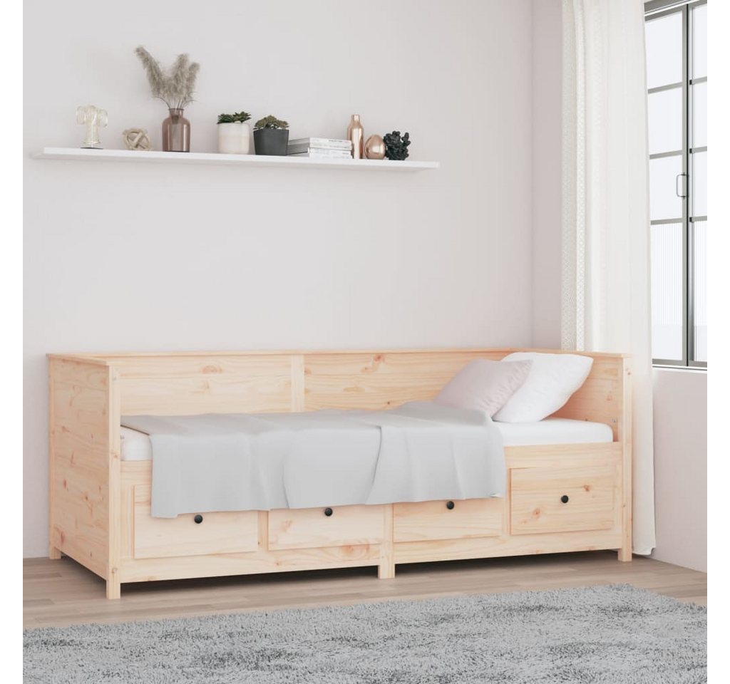 vidaXL Gästebett Tagesbett 80x200 cm Massivholz Kiefer Bett Bettgestell Gäs günstig online kaufen