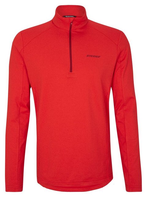 Ziener Rollkragenshirt PAULINO man (underlayer shirt) 88816 red.melange günstig online kaufen