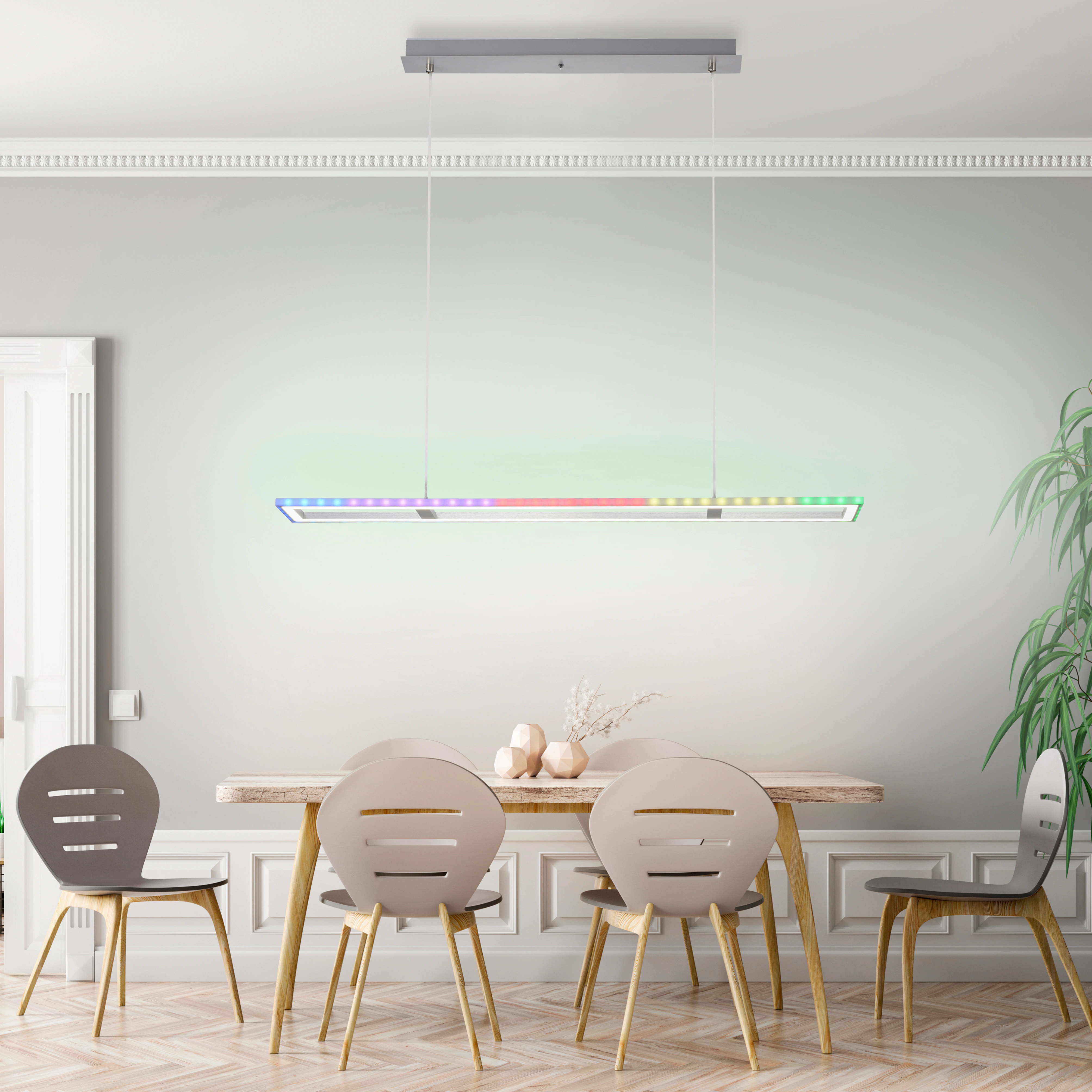 JUST LIGHT Pendelleuchte »FELIX60«, 2 flammig, Leuchtmittel LED-Board-LED-B günstig online kaufen