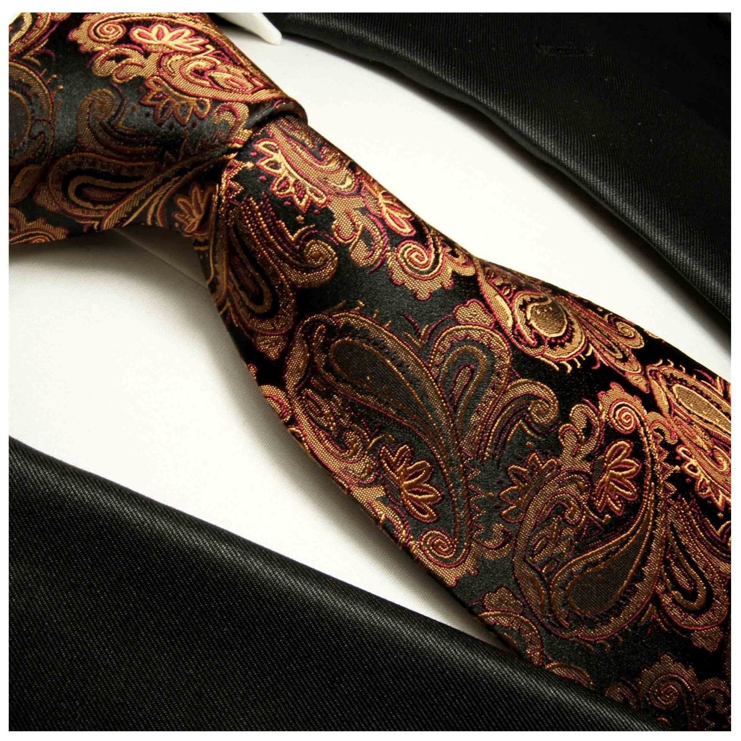 Paul Malone Krawatte Elegante Seidenkrawatte Herren günstig online kaufen