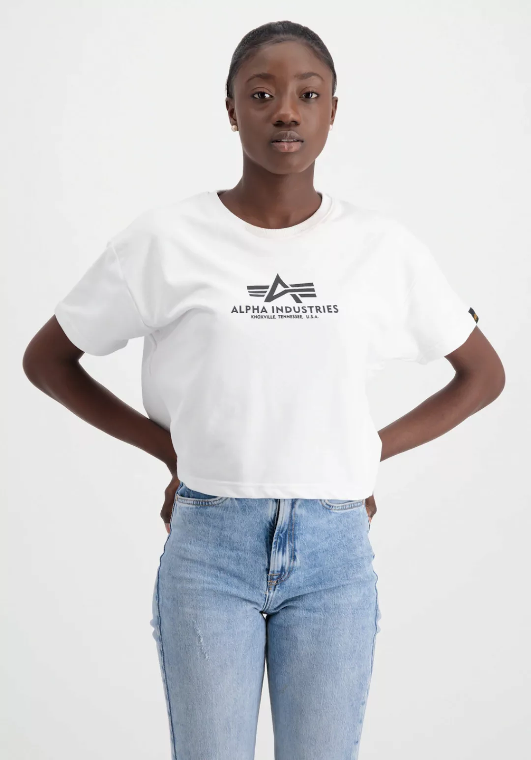 Alpha Industries T-Shirt "ALPHA INDUSTRIES Women - T-Shirts Basic Boxy T Wm günstig online kaufen