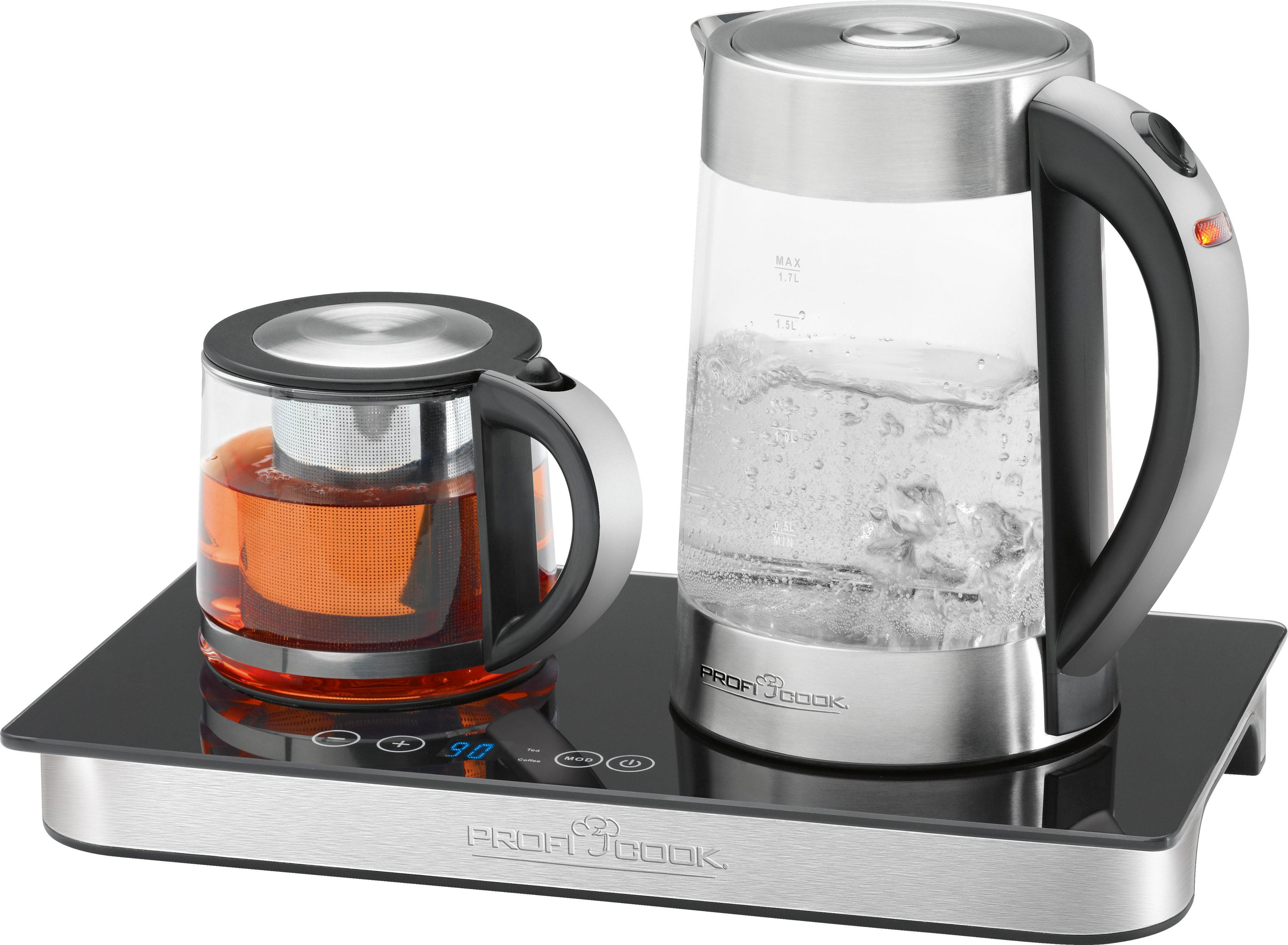 ProfiCook Wasserkocher »Teebereiter, Kaffeebereiter PC-TKS 1056«, 1,7 l, 22 günstig online kaufen