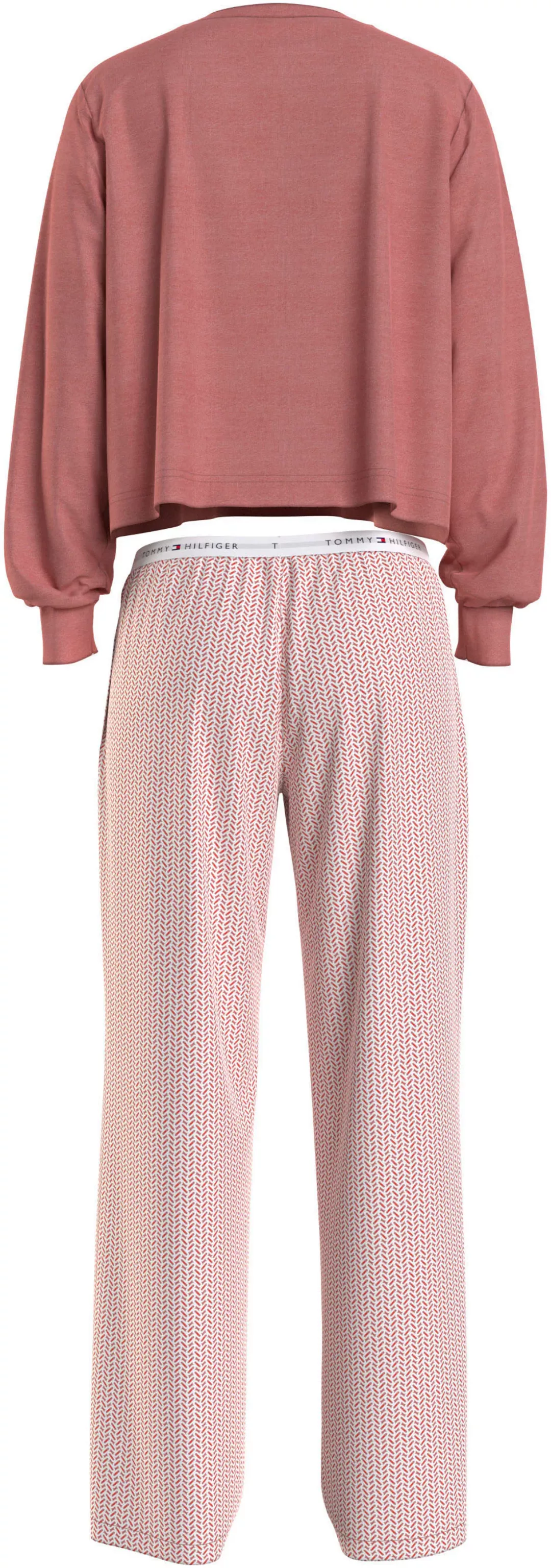 Tommy Hilfiger Underwear Schlafanzug "LONG SLEEVE JERSEY PYJ SET", mit Rund günstig online kaufen