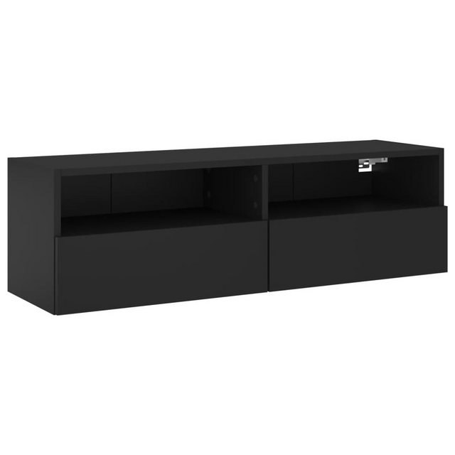 vidaXL TV-Schrank TV-Wandschrank Schwarz 100x30x30 cm Holzwerkstoff günstig online kaufen