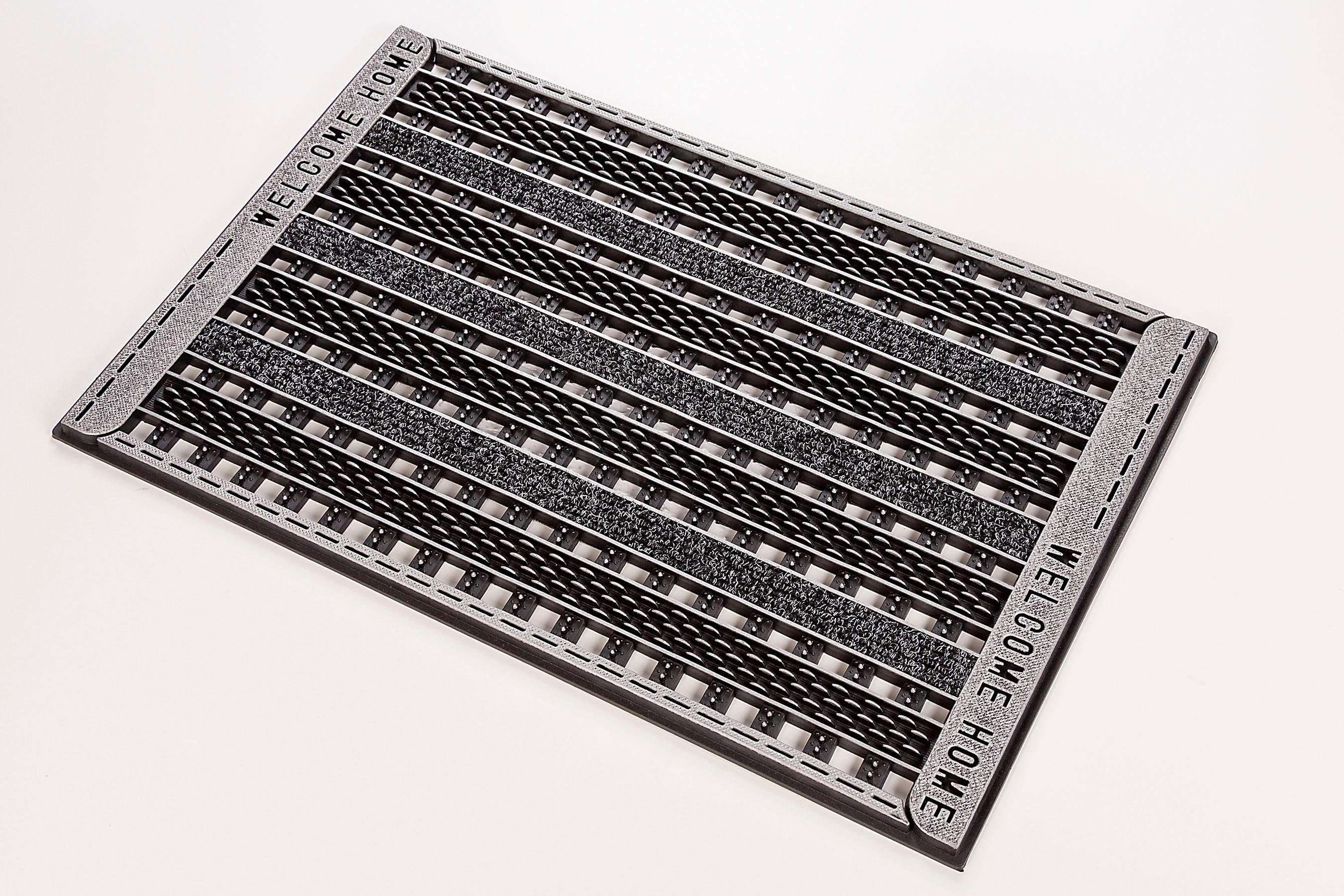 Home2Fashion Fußmatte »GC Clean Griddie, LAGERRÄUMUNG!«, rechteckig, 8 mm H günstig online kaufen