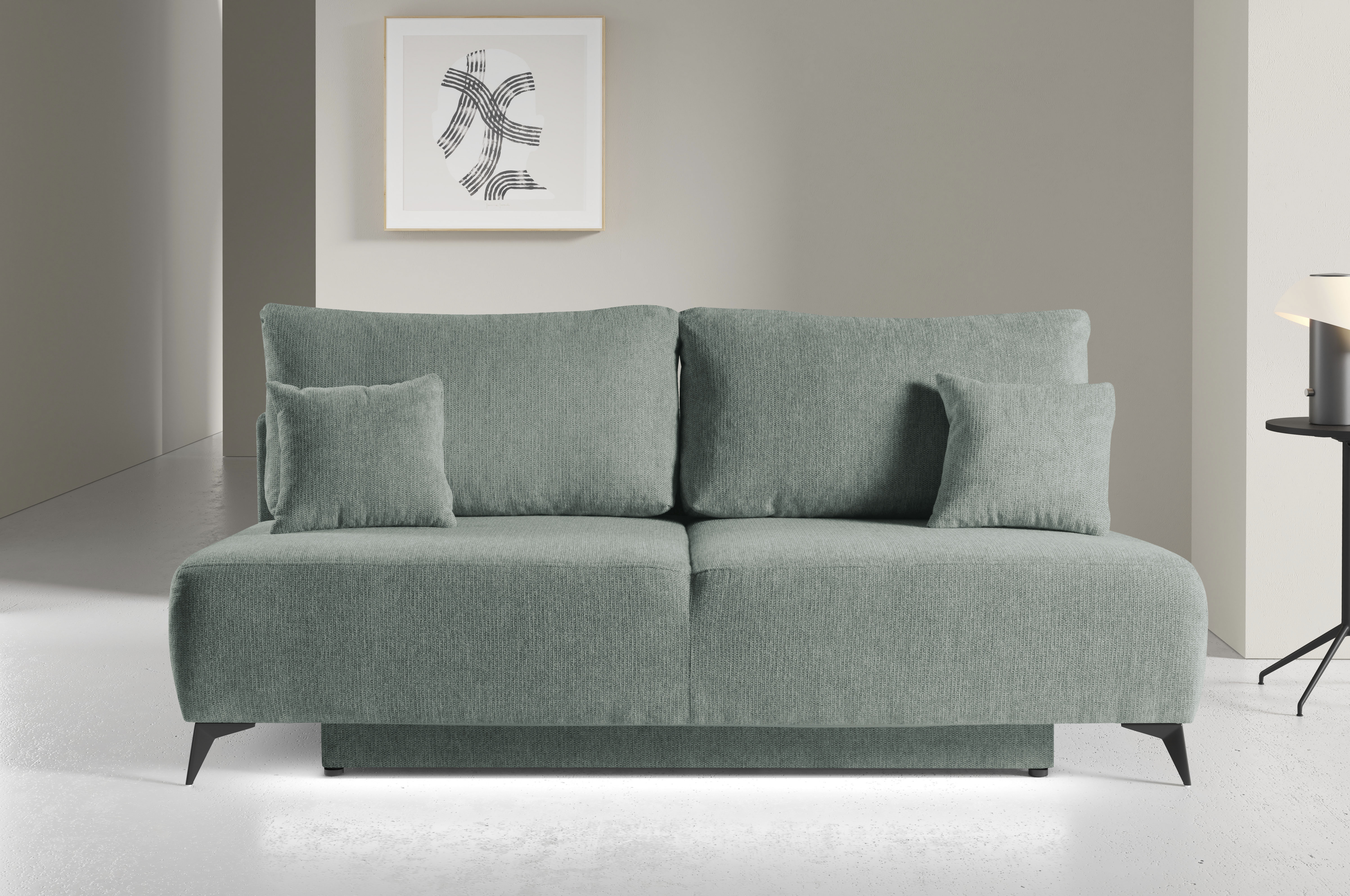 WERK2 Schlafsofa "Valerie mit Komfortsitz- und Liegehöhe, Breite 200cm,", b günstig online kaufen