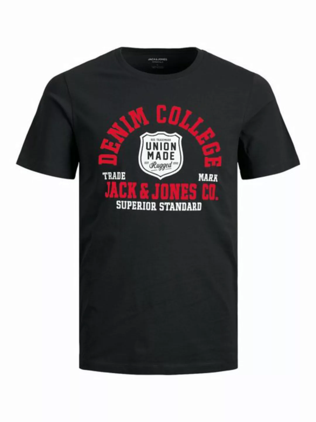 Jack & Jones T-Shirt Herren T-Shirt Rundhals Kurzarm JJELOGO TEE SS O-NECK günstig online kaufen